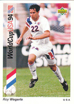 Roy Wegerle USA Upper Deck World Cup 1994 Preview Ita/Spa #55